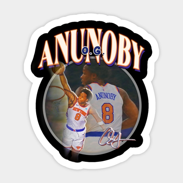 O.G. Anunoby New York Basketball NY NYC Jersey Toronto Sticker by dsuss